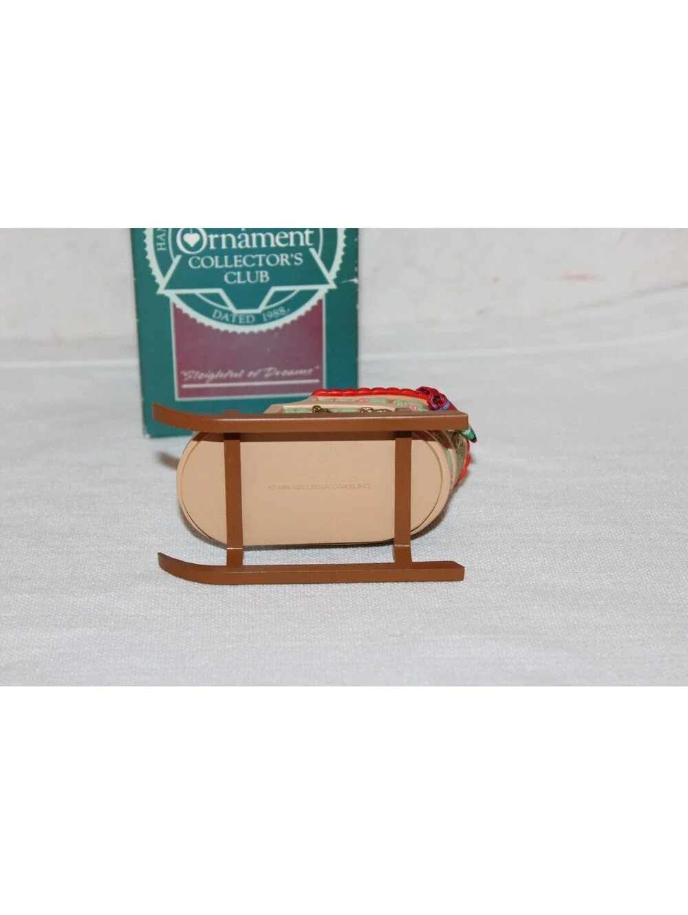 Hallmark 1988 Sleighful of Dreams Keepsake Christmas Ornament w/ Original Box
